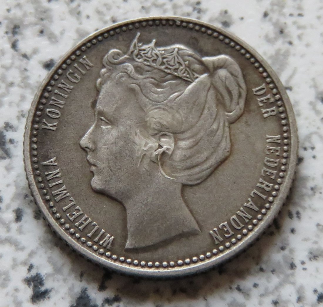  Niederlande 25 Cents 1904   