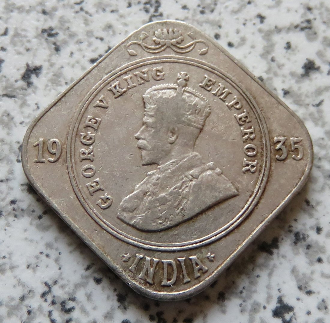  British Indien 2 Annas 1935   