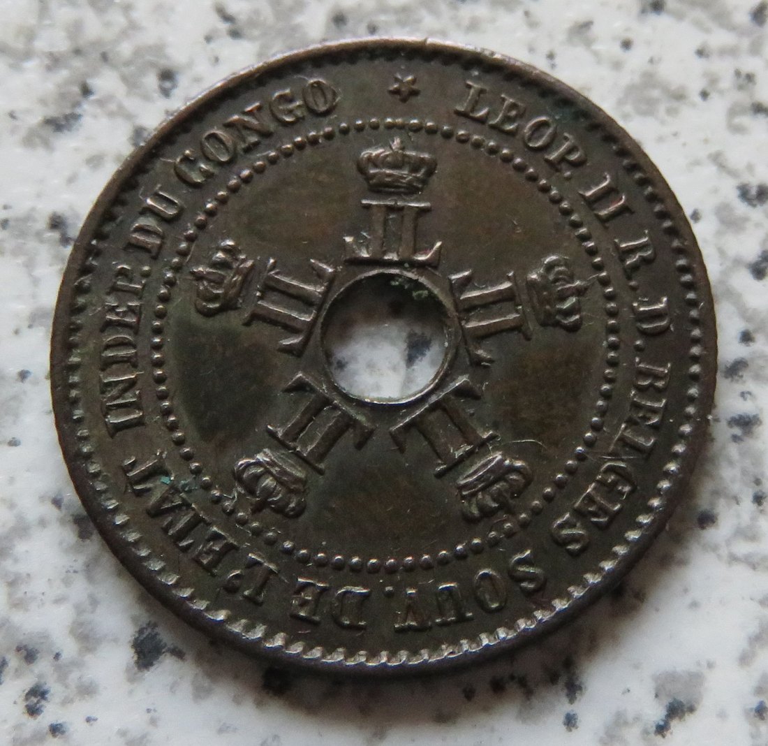  Belgisch Congo 1 Centime 1888   