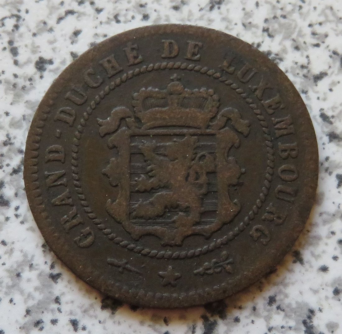  Luxemburg 5 Centimes 1854   