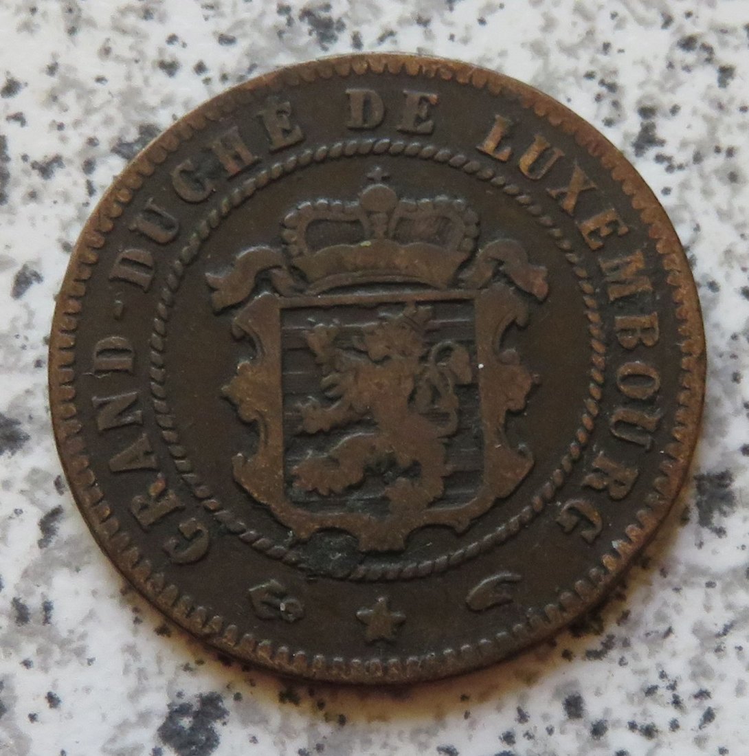 Luxemburg 5 Centimes 1855 A   