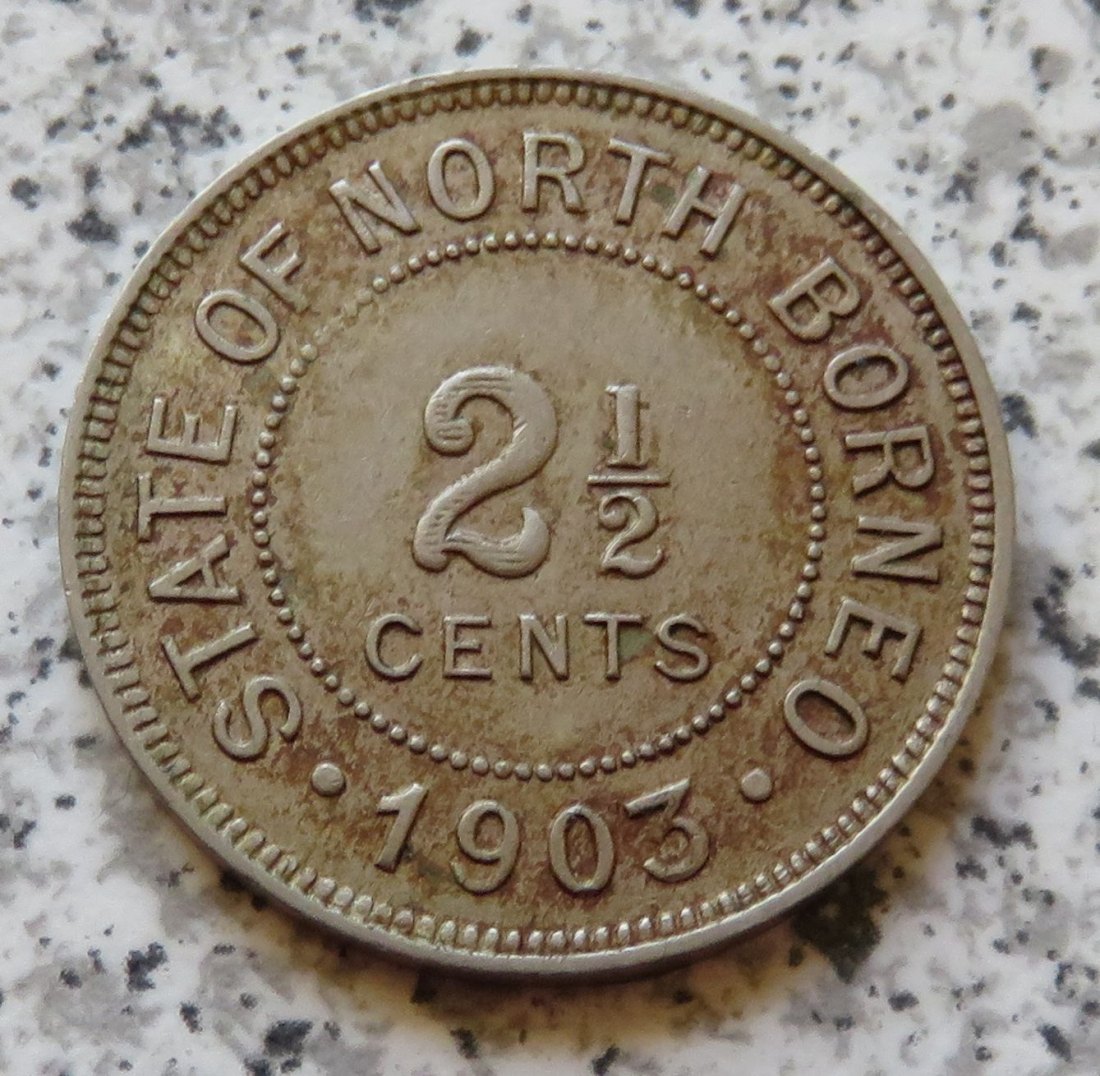  British North Borneo 2,5 Cents 1903 H   