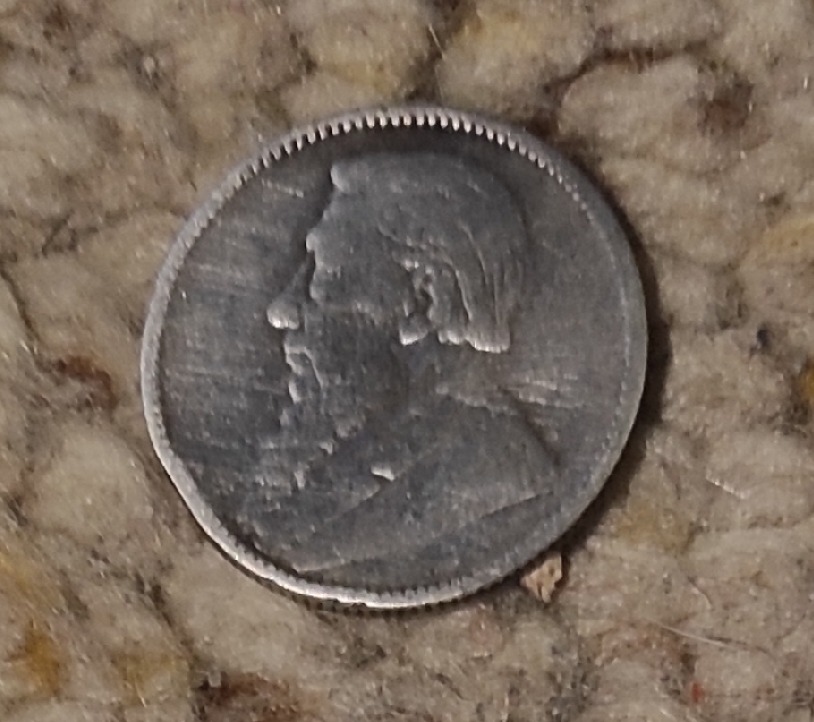  Südafrika 1 Schilling 1894, schlechter Erhalt   