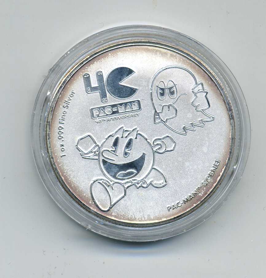 Niue 2 Dollar 2020 Pac Man 1 Unze Silber