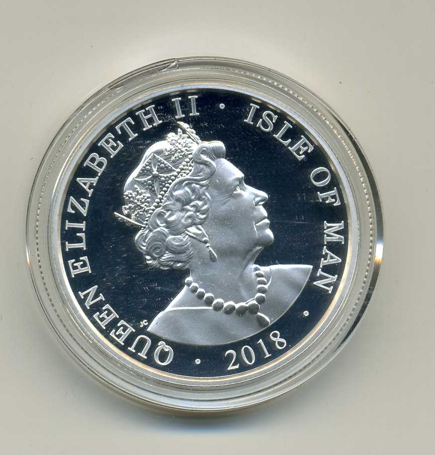  Isle of Man Silber Noble 2018 1 Unze Silber   
