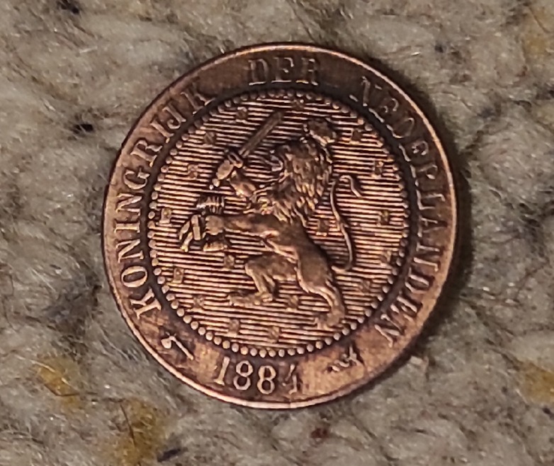  Niederlande 2 1/2 Cents 1884   