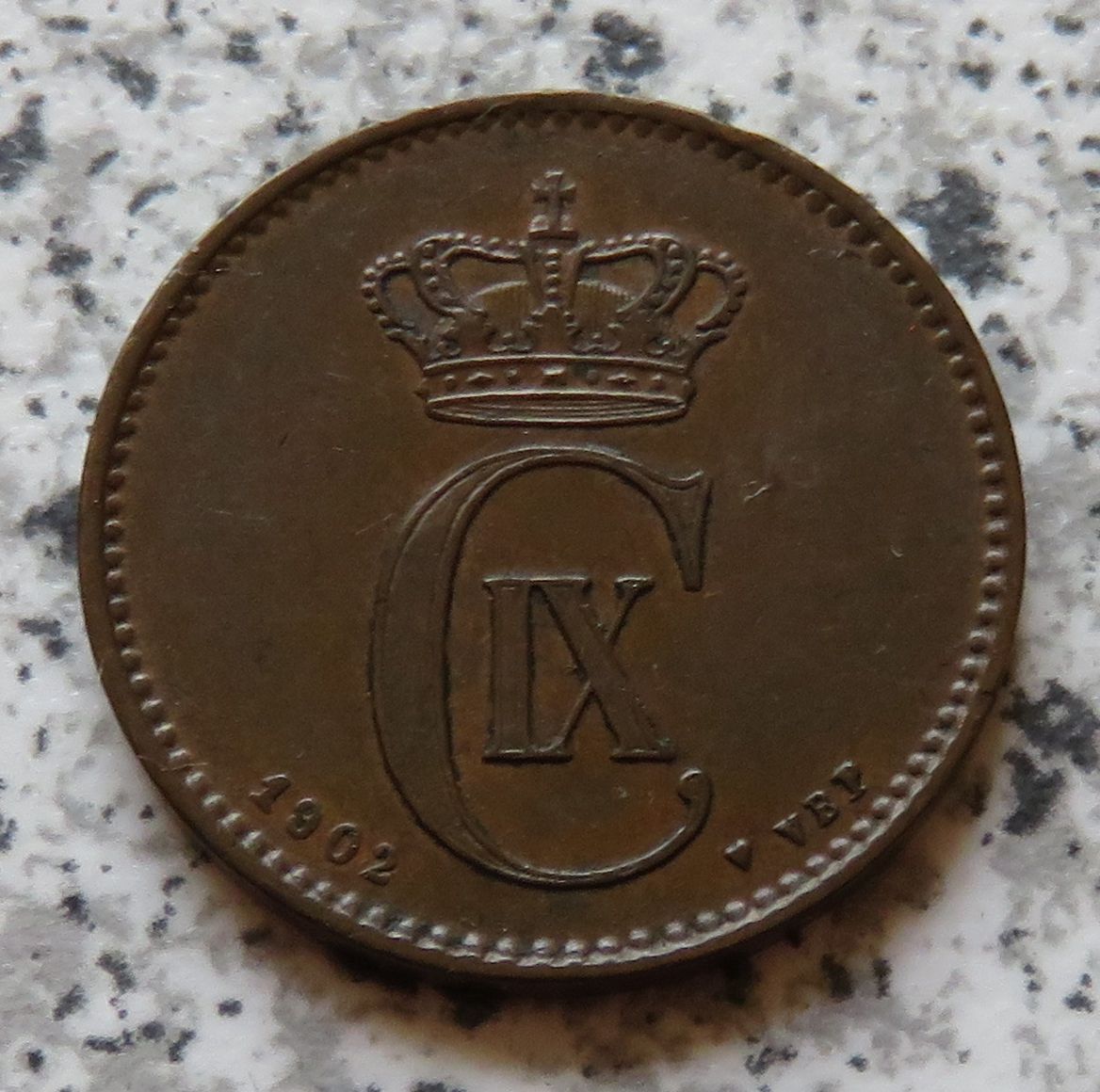  Dänemark 2 Öre 1902   