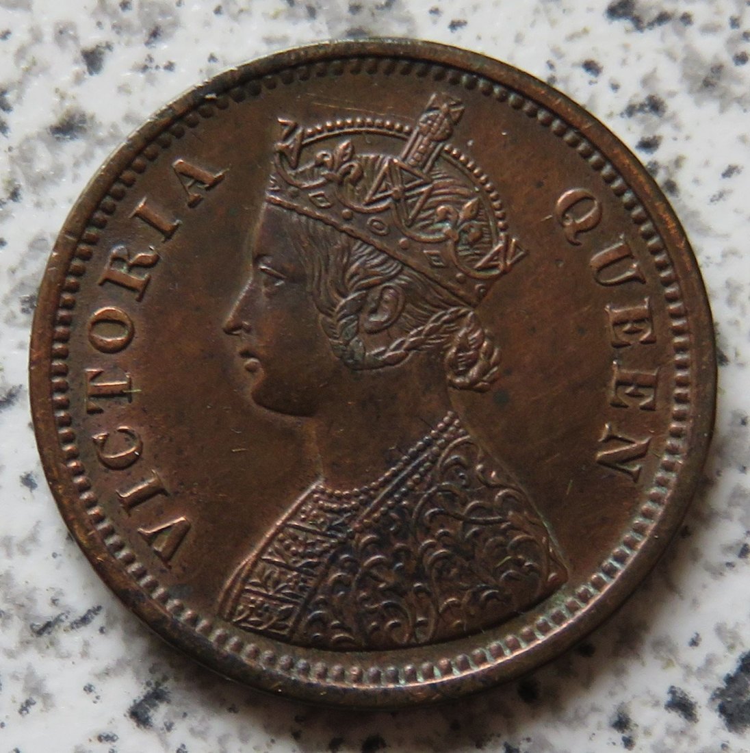  British Indien 1/2 Pice 1862   