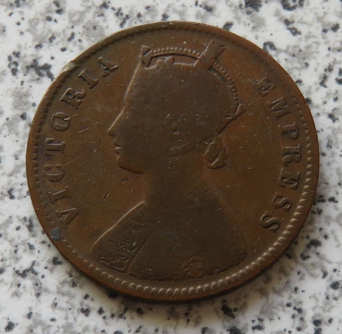  British Indien Quarter Anna 1888   