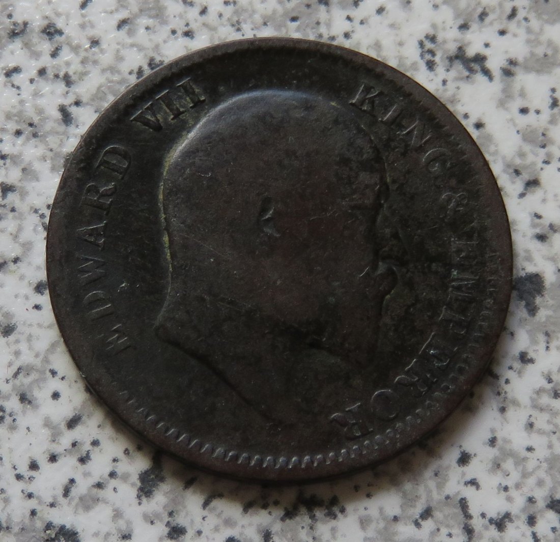  British Indien Quarter Anna 1910   
