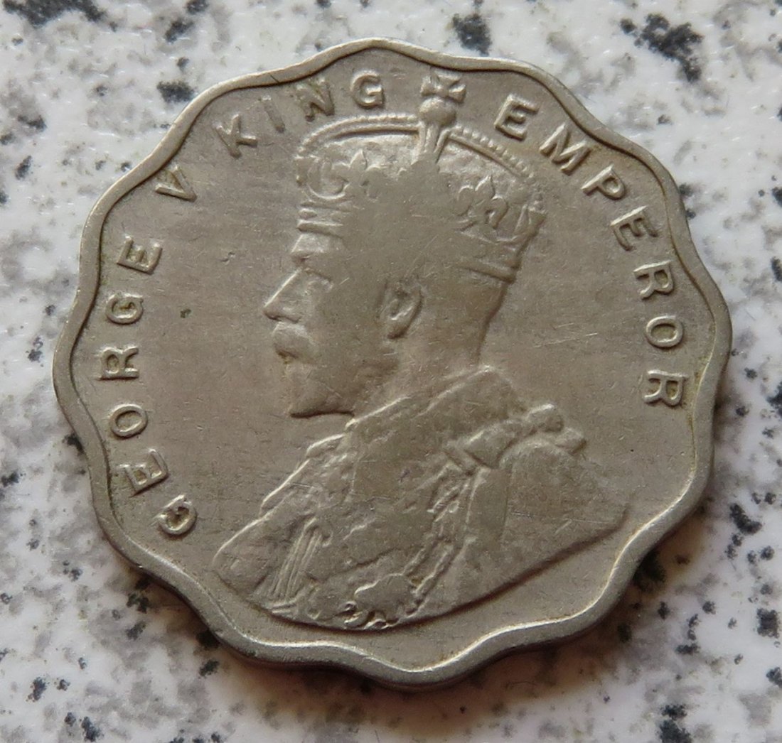  British Indien 1 Anna 1917   