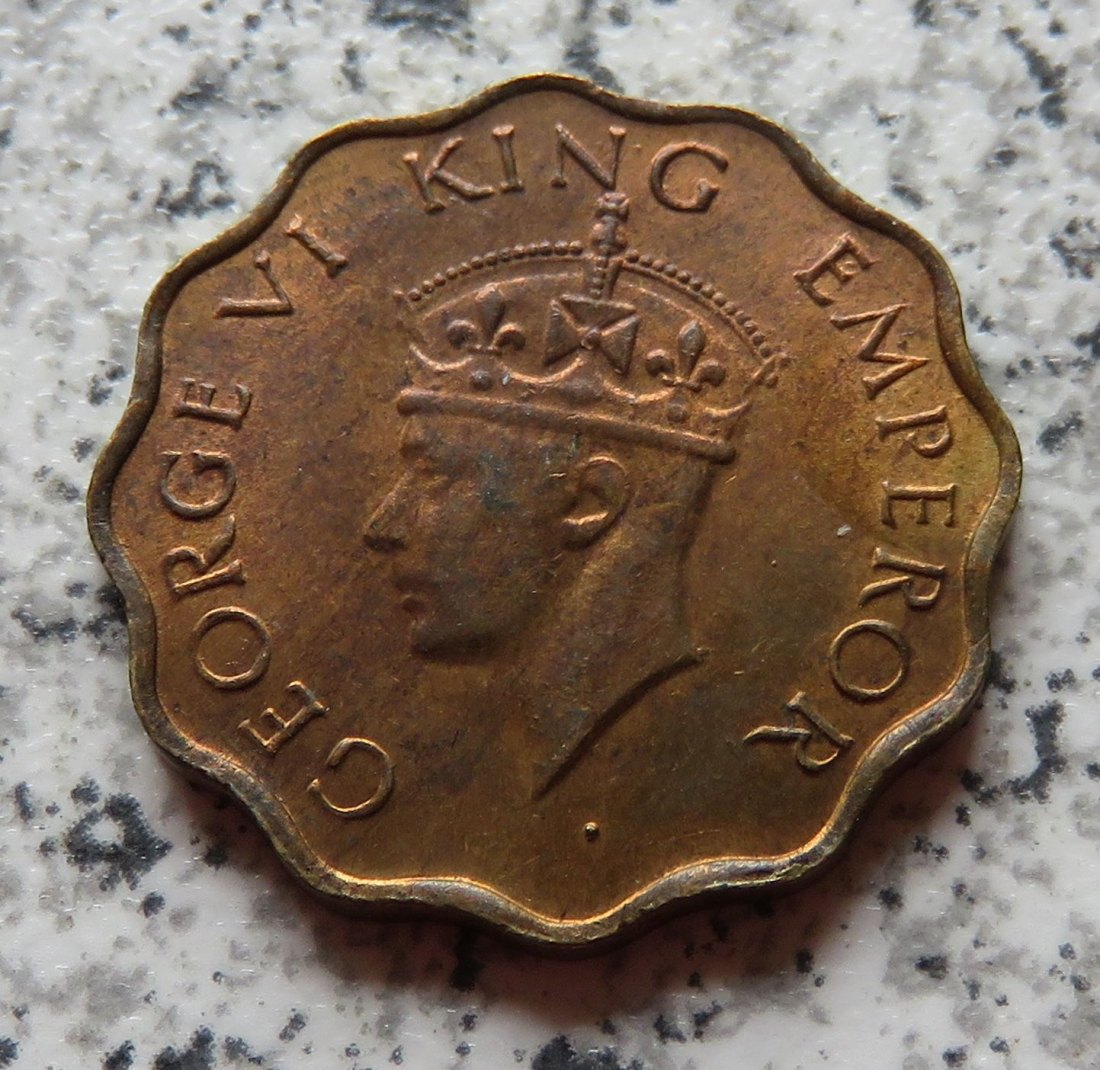  British Indien 1 Anna 1942   