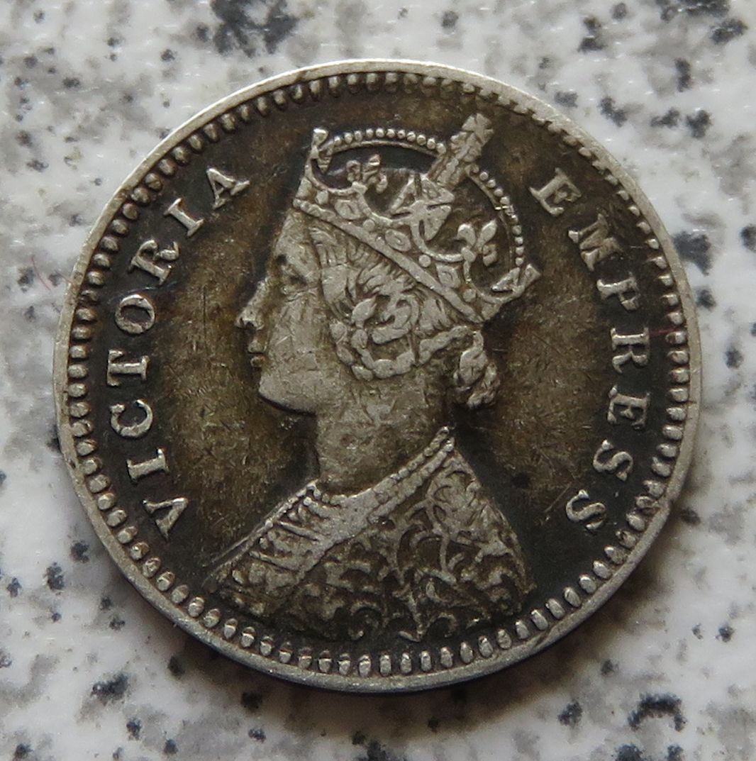  British Indien 2 Annas 1896   