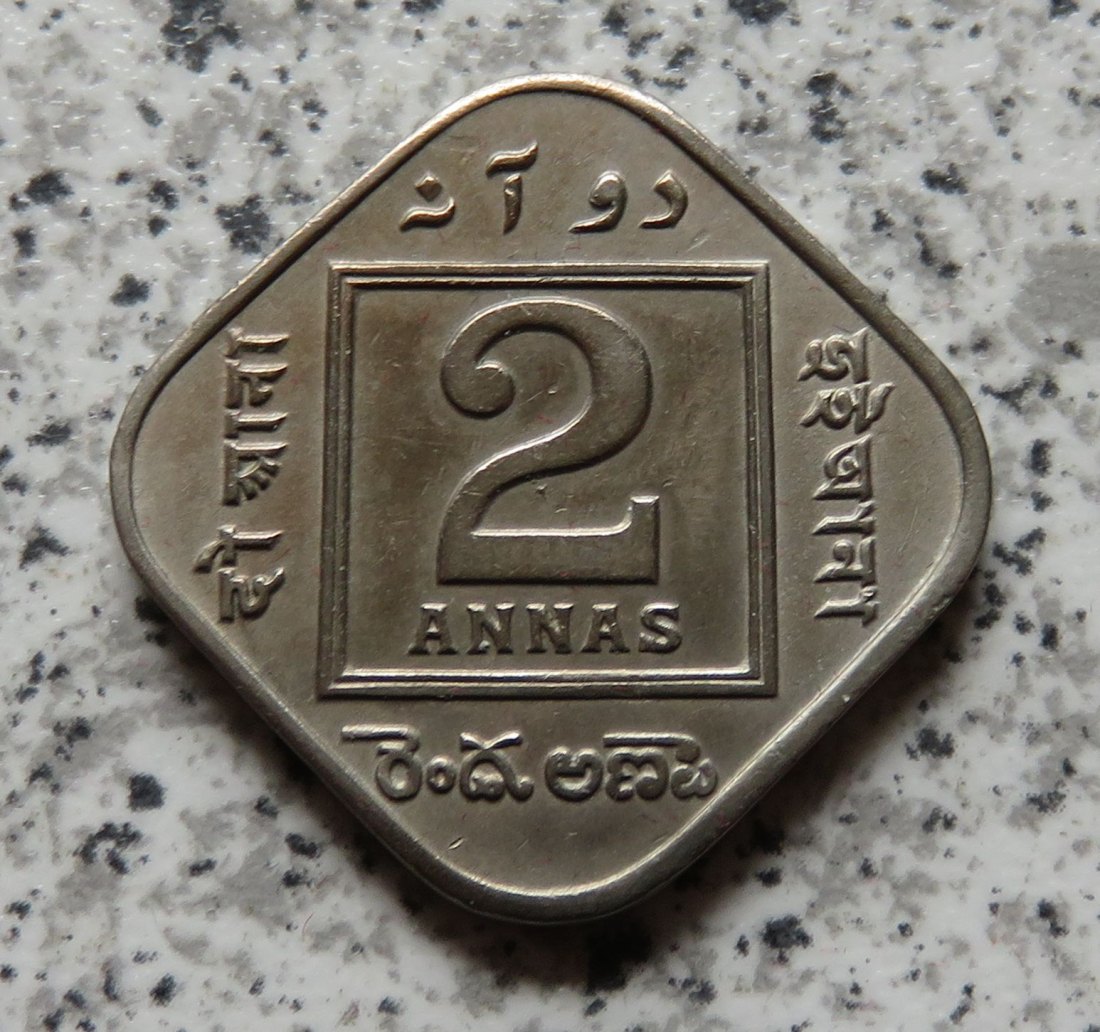  British Indien 2 Annas 1926   