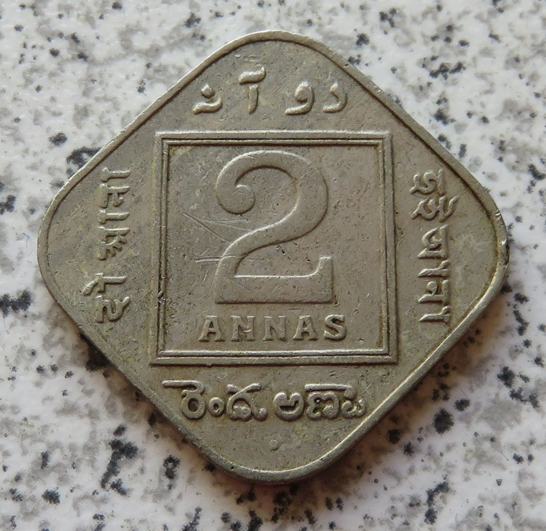  British Indien 2 Annas 1935   
