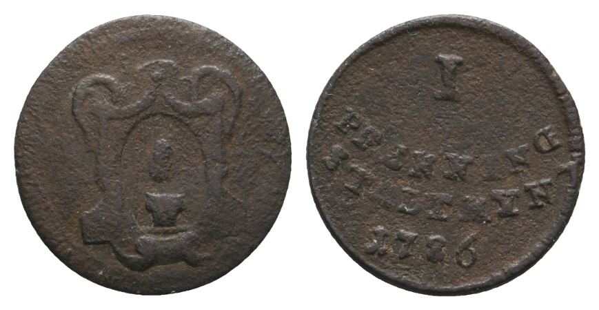  Altdeutschland; Augsburg; Kleinmünze 1786   