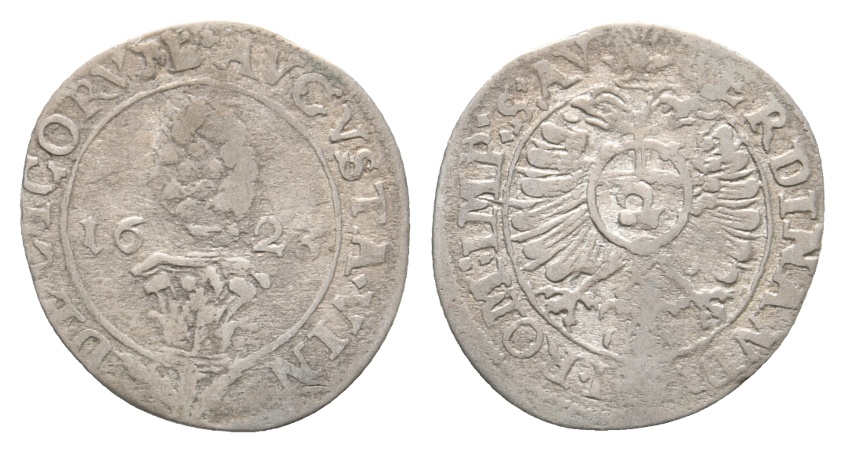  Altdeutschland; Augsburg; Kleinmünze 1623   
