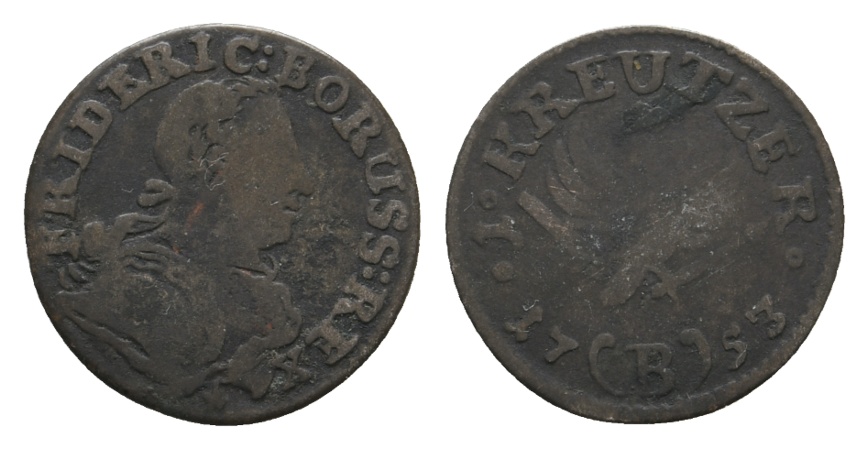  Altdeutschland; Kleinmünze 1753   