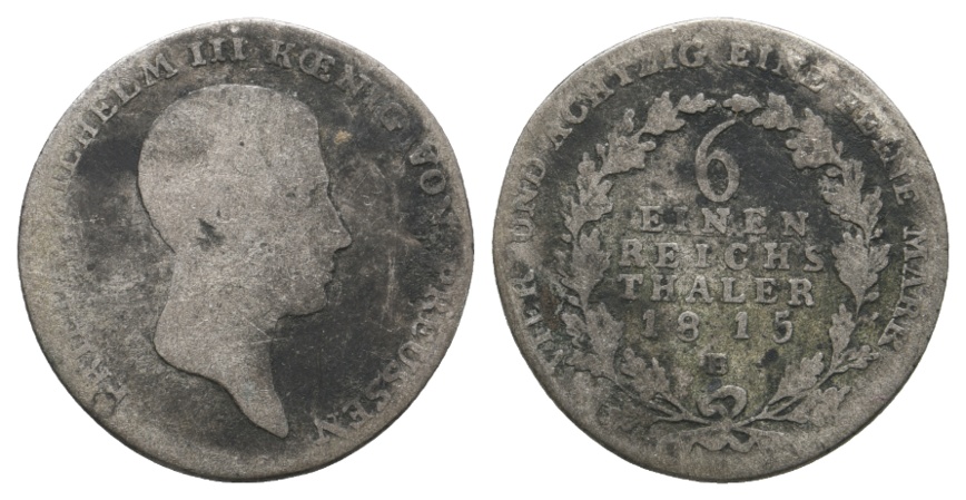  Altdeutschland; Preußen; Kleinmünze 1815   