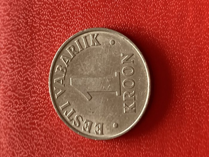  Münze Münzen Umlaufmünze Estland 1 Kroon 1993   