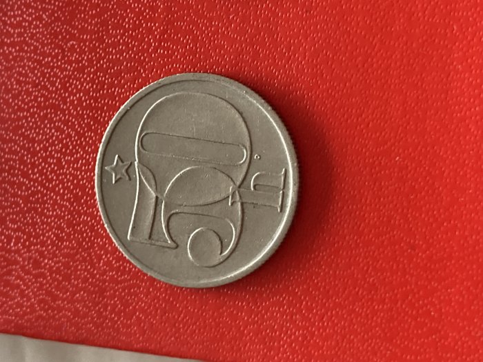 Münze Münzen Umlaufmünze Tschechoslowakei 50 Heller 1978