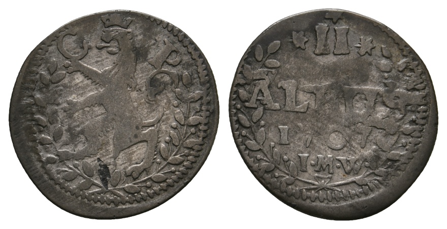  Altdeutschland; Pfalz; II Albus 1707   