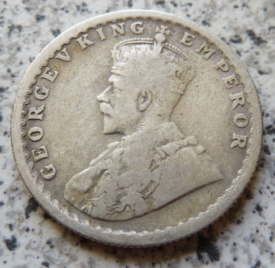  British Indien half Rupee 1921 / British Indien 1/2 Rupee 1921   