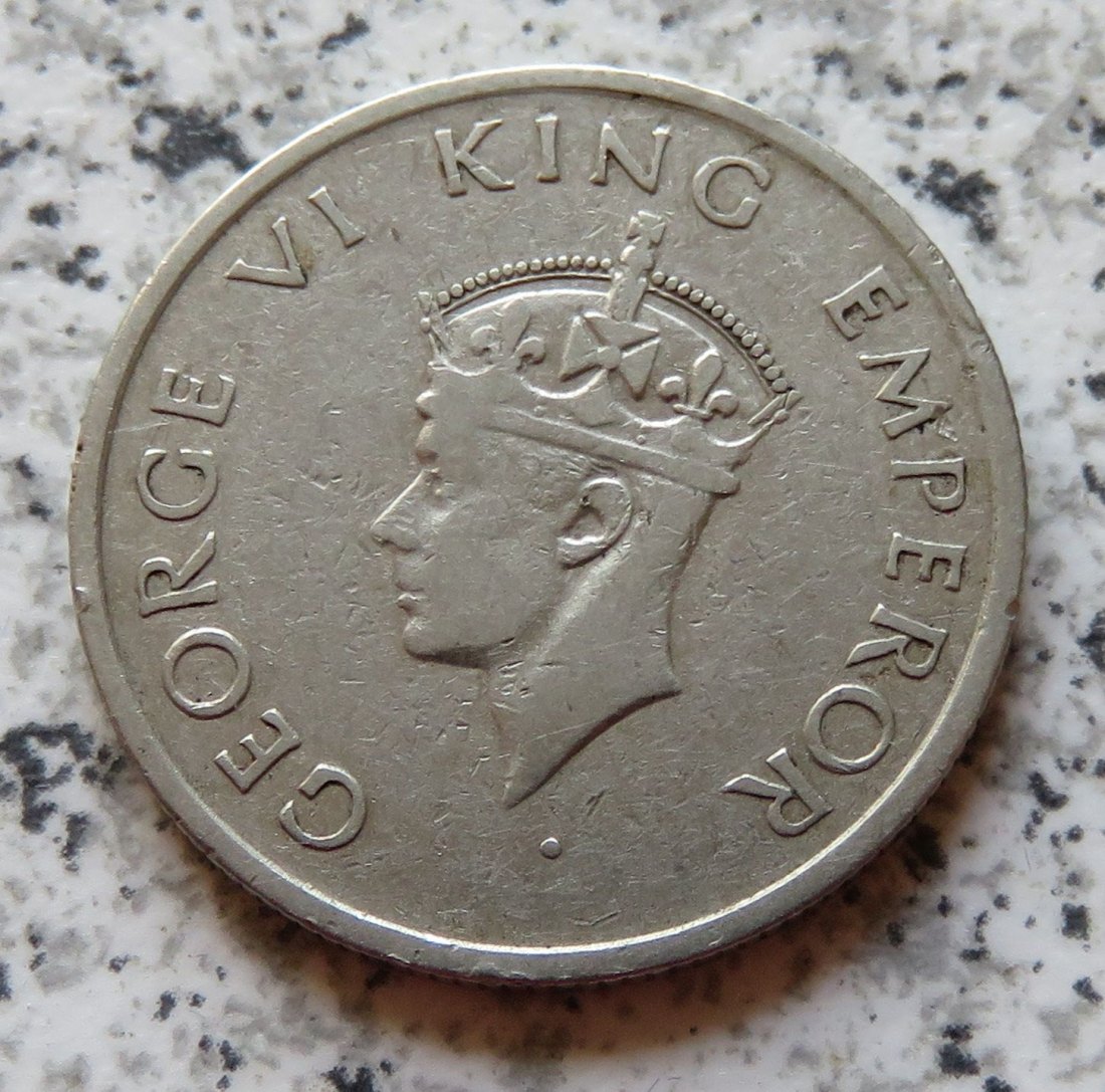 British Indien half Rupee 1947 / British Indien 1/2 Rupee 1947   