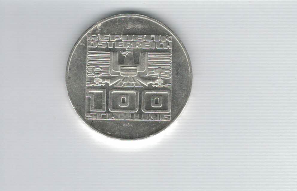  100 Schilling 1975 20 Jahre Staatsvertrag 15,36g fein silber Österreich 2. Republik (01914/3)   
