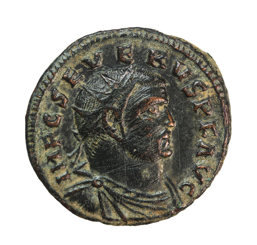 Severius II. 306-307 AD,AE 20, 3,34 g., RARE