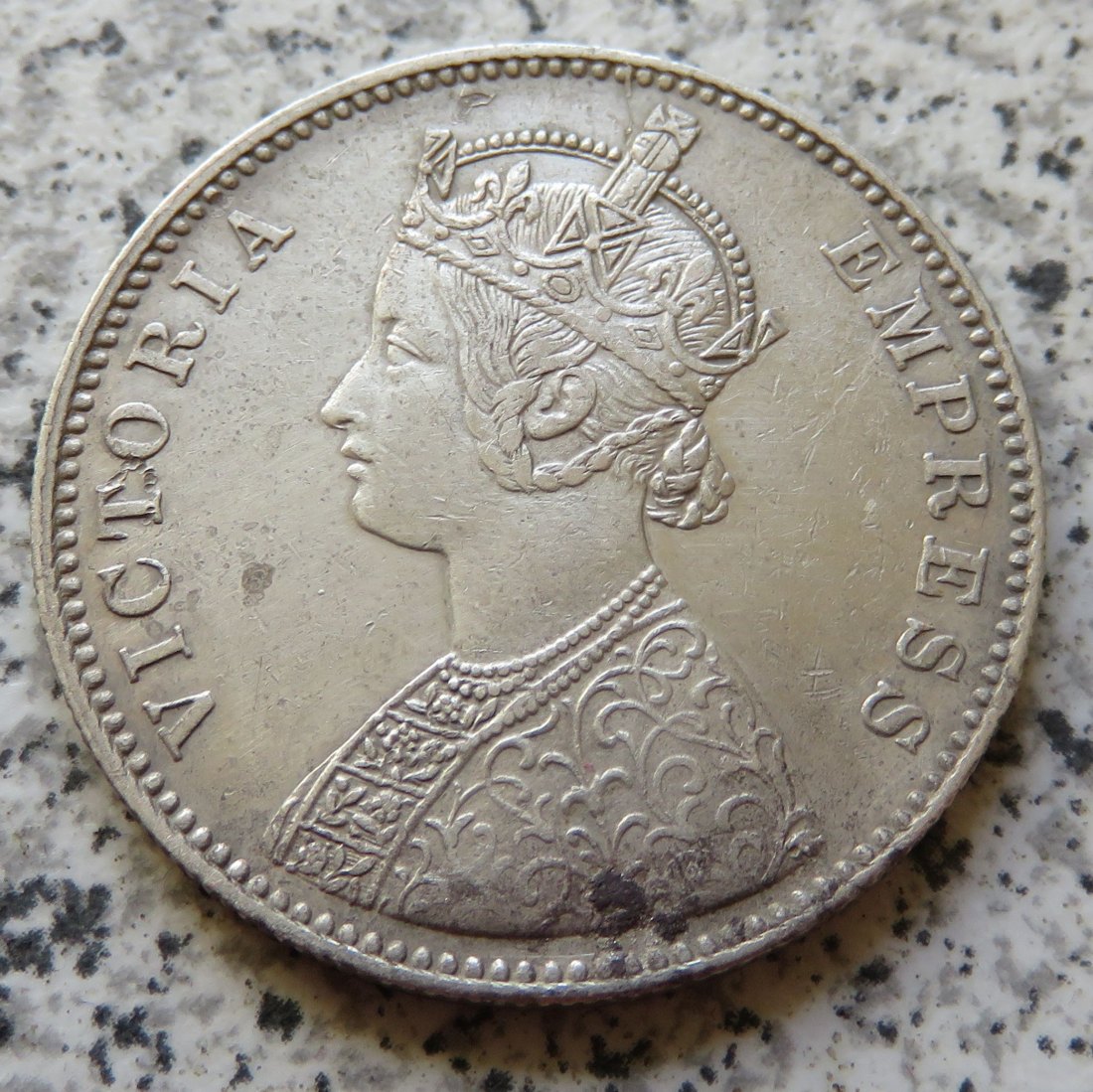  British Indien One Rupee 1882 / British Indien 1 Rupee 1882   