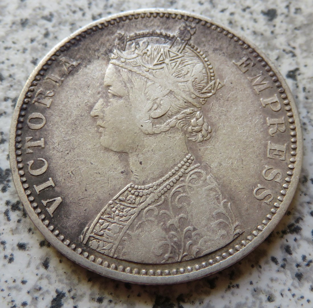  British Indien One Rupee 1900 / British Indien 1 Rupee 1900   