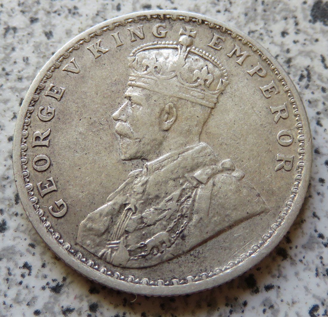  British Indien One Rupee 1914 / British Indien 1 Rupee 1914   