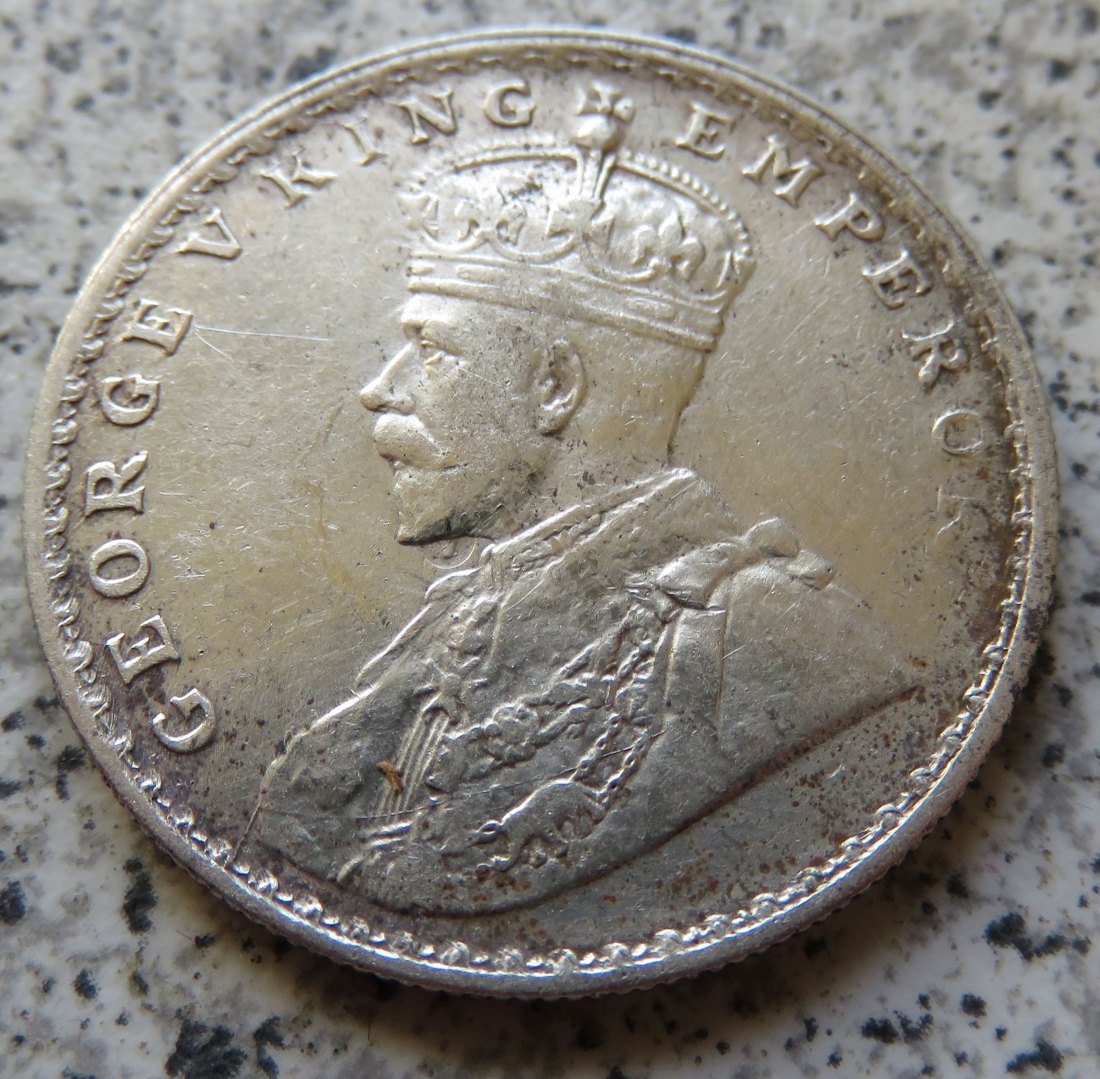  British Indien One Rupee 1920 / British Indien 1 Rupee 1920   