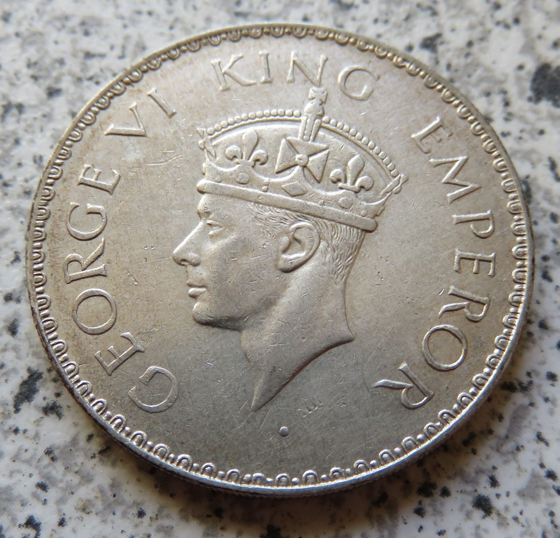  British Indien One Rupee 1941 / British Indien 1 Rupee 1941   
