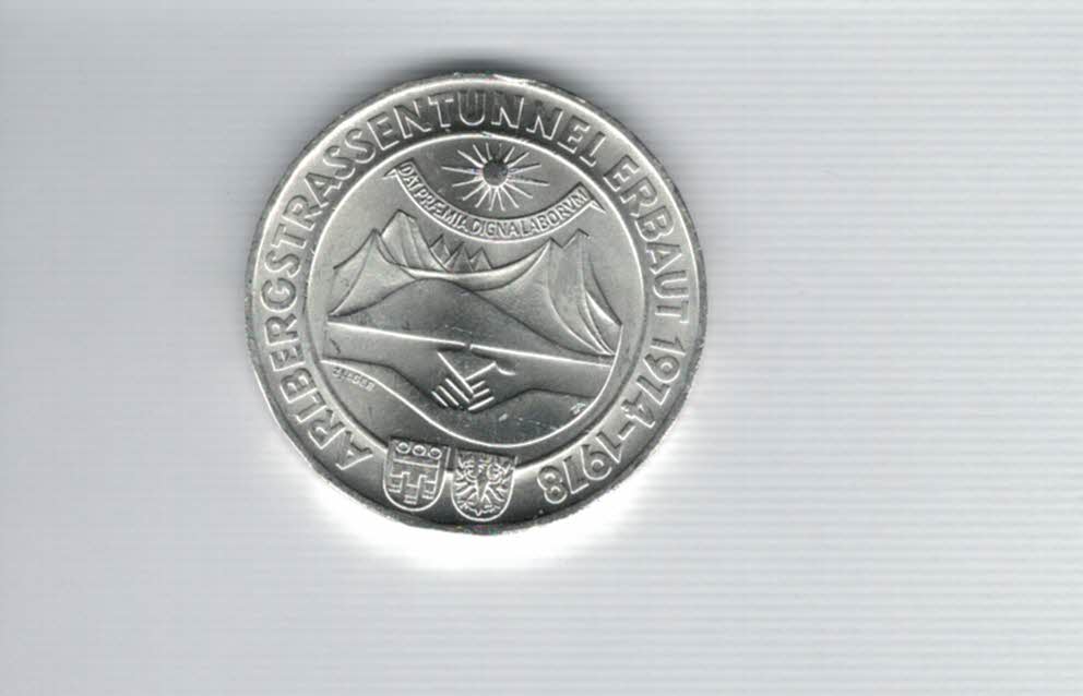  100 Schilling 1978 Arlberg Straßentunnel silber/15,36g fein Österreich Spittalgold9800(01914/20)   