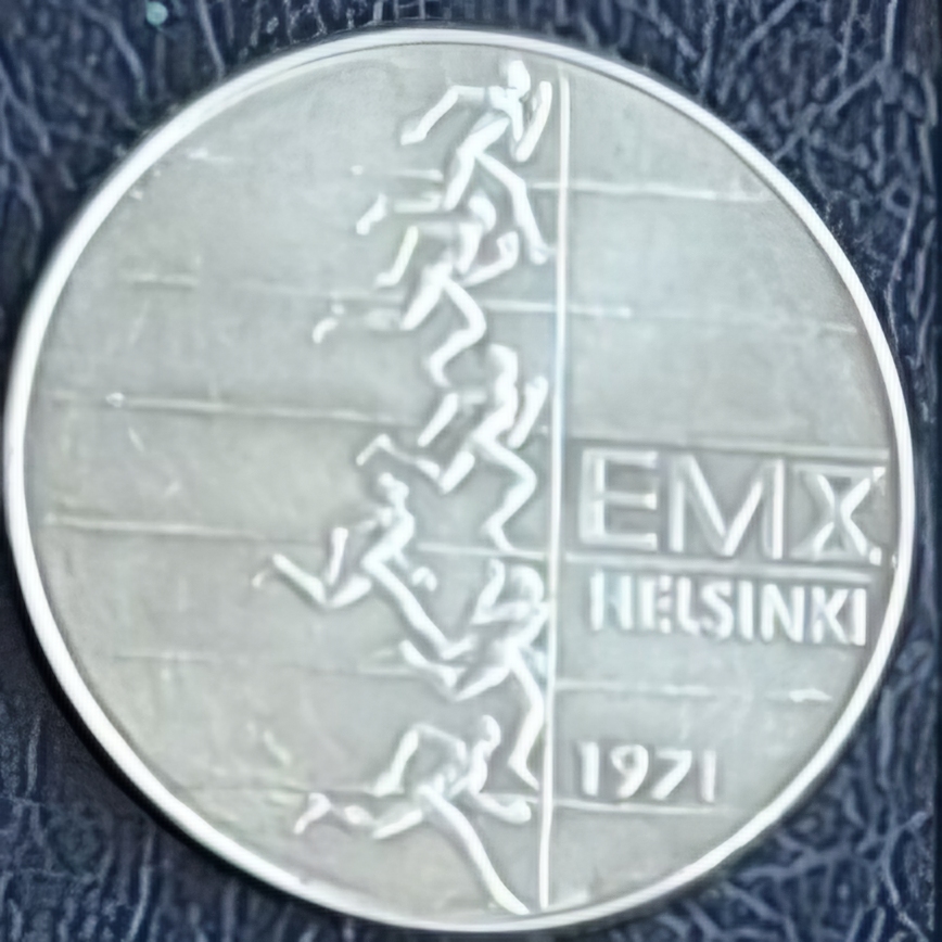  Finnland 10 Markkaa (1971) Silber 12,1g fein Start unter Kurs   