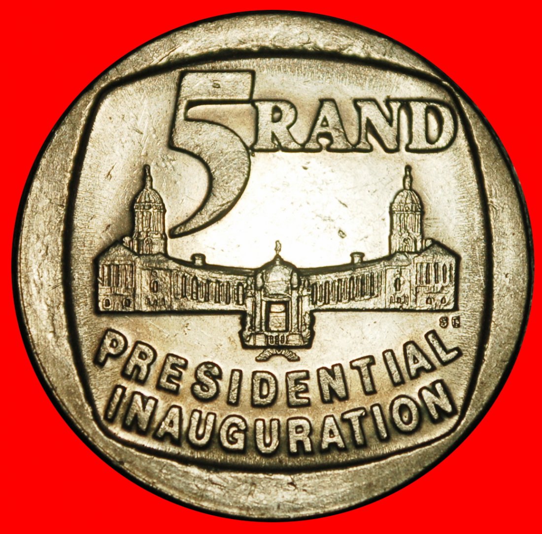  Ⰿ NELSON MANDELA (1918–2013): SOUTH AFRICA★5 RANDS 1994 PRESIDENCY 1994-1999★LOW START ★ NO RESERVE!   