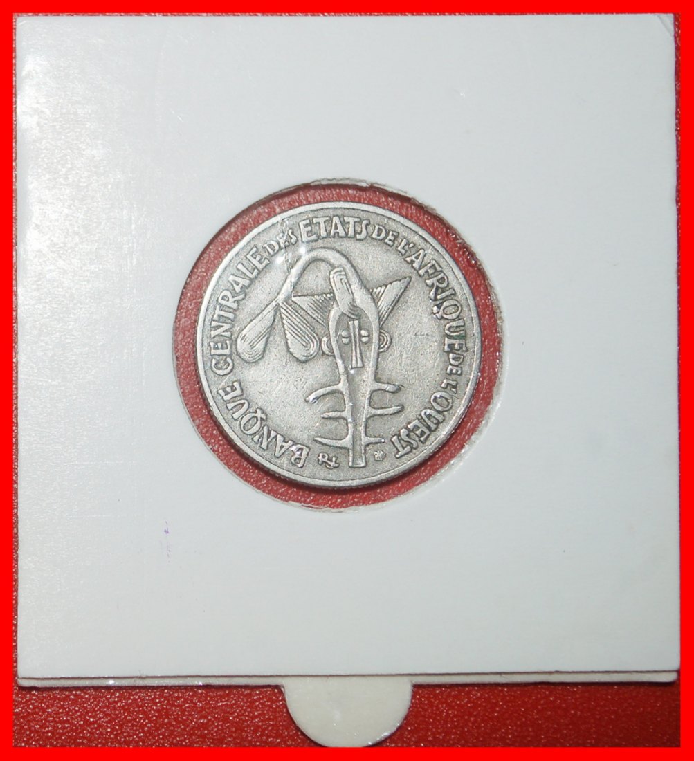  Ⰿ FRANCE GOLD FISH(1972-2011): WEST AFRICAN STATES★50 FRANCS 1972! IN HOLDER★LOW START ★ NO RESERVE!   