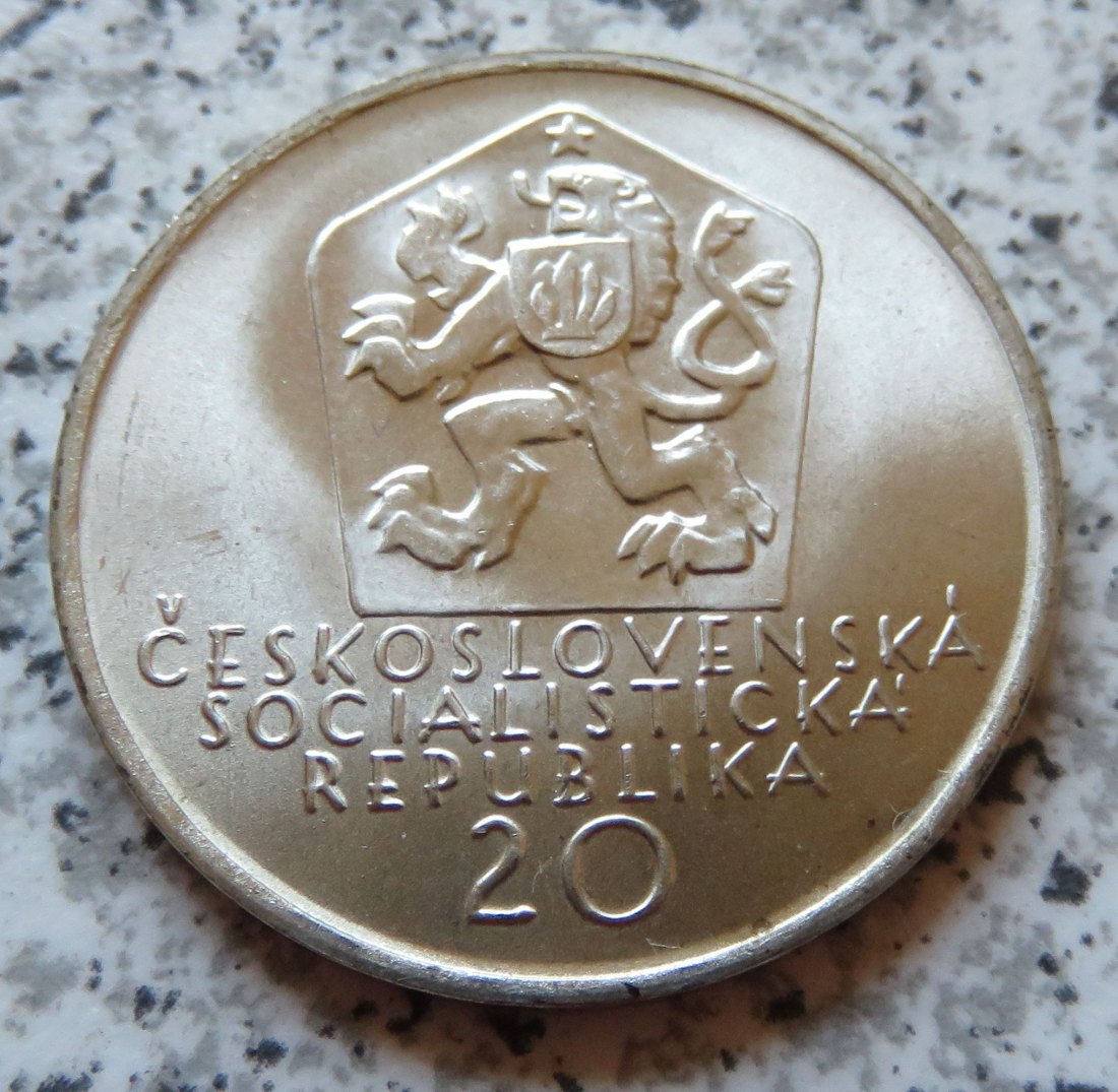  Tschechoslowakei 20 Korun 1972   