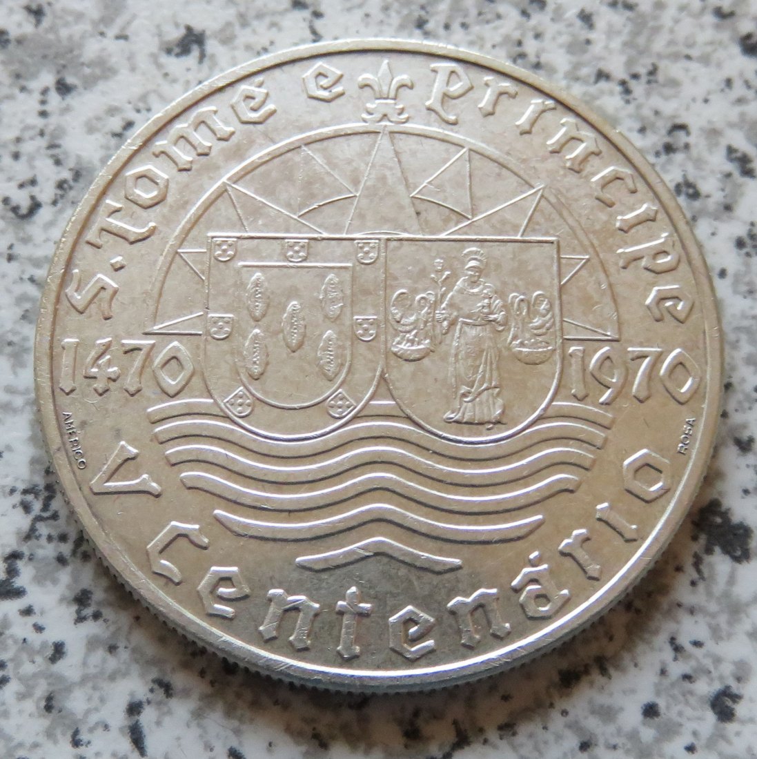  Saint Thome 50 Escudos 1970   