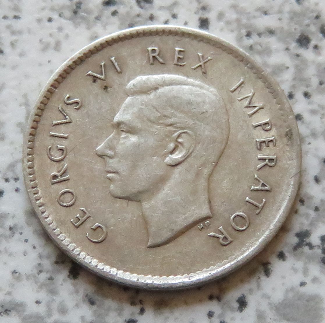  Südafrika 3 Pence 1938   