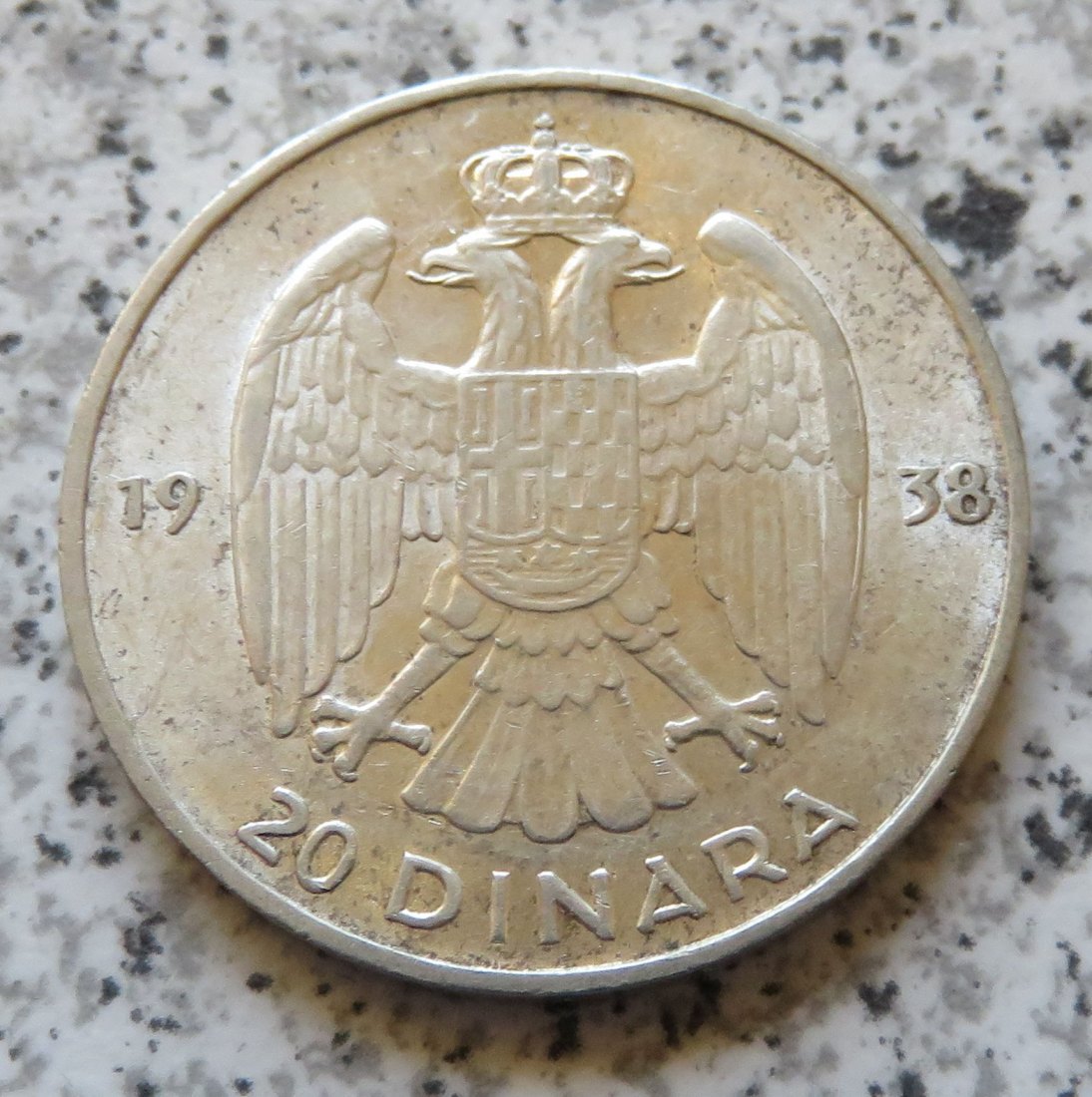 Jugoslawien 20 Dinar 1938   