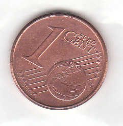  1 Cent Deutschland 2008 F(F243) b.   