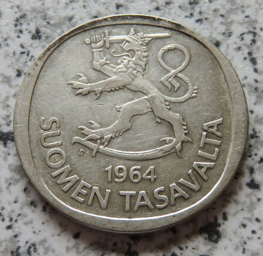  Finnland 1 Markka 1964   
