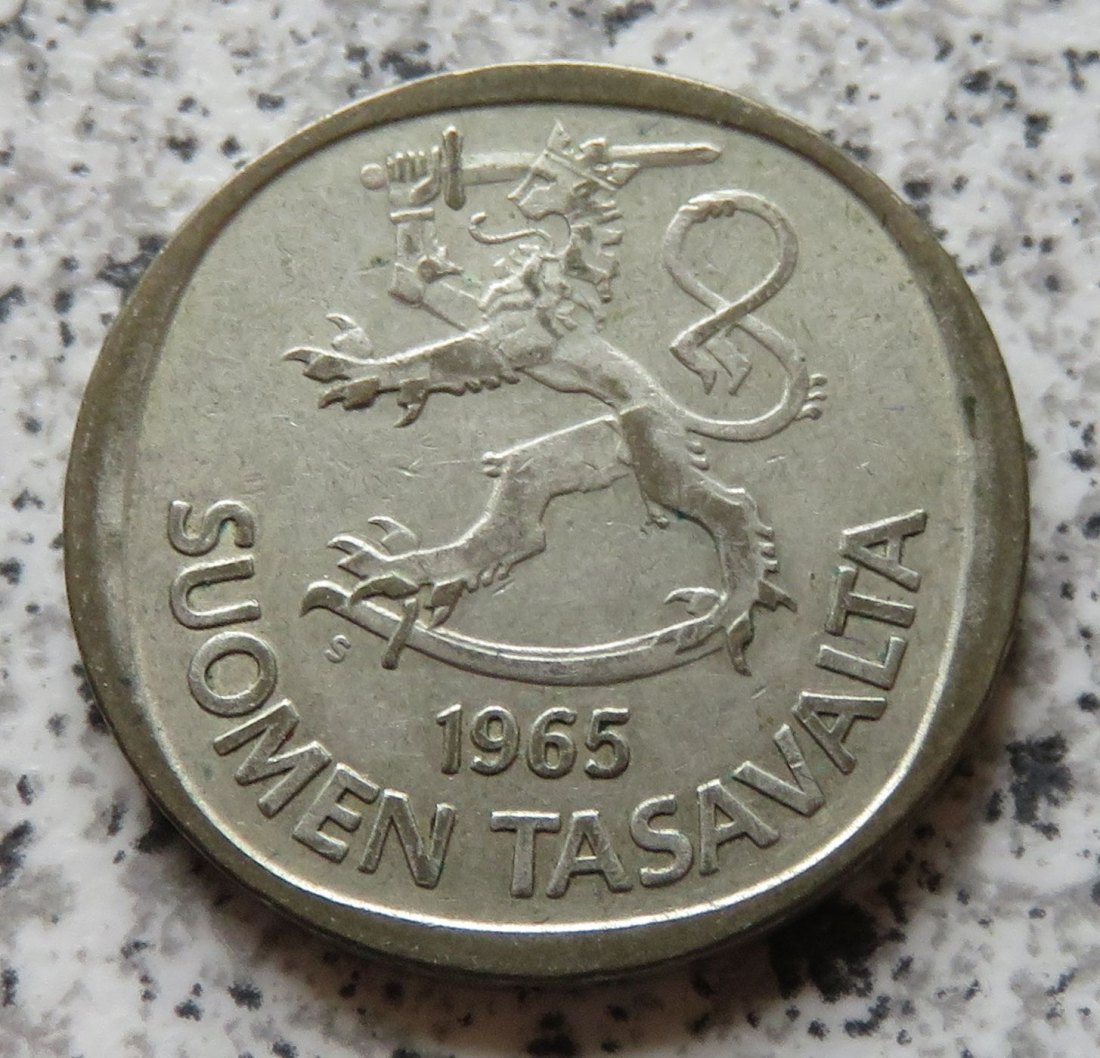  Finnland 1 Markka 1965   