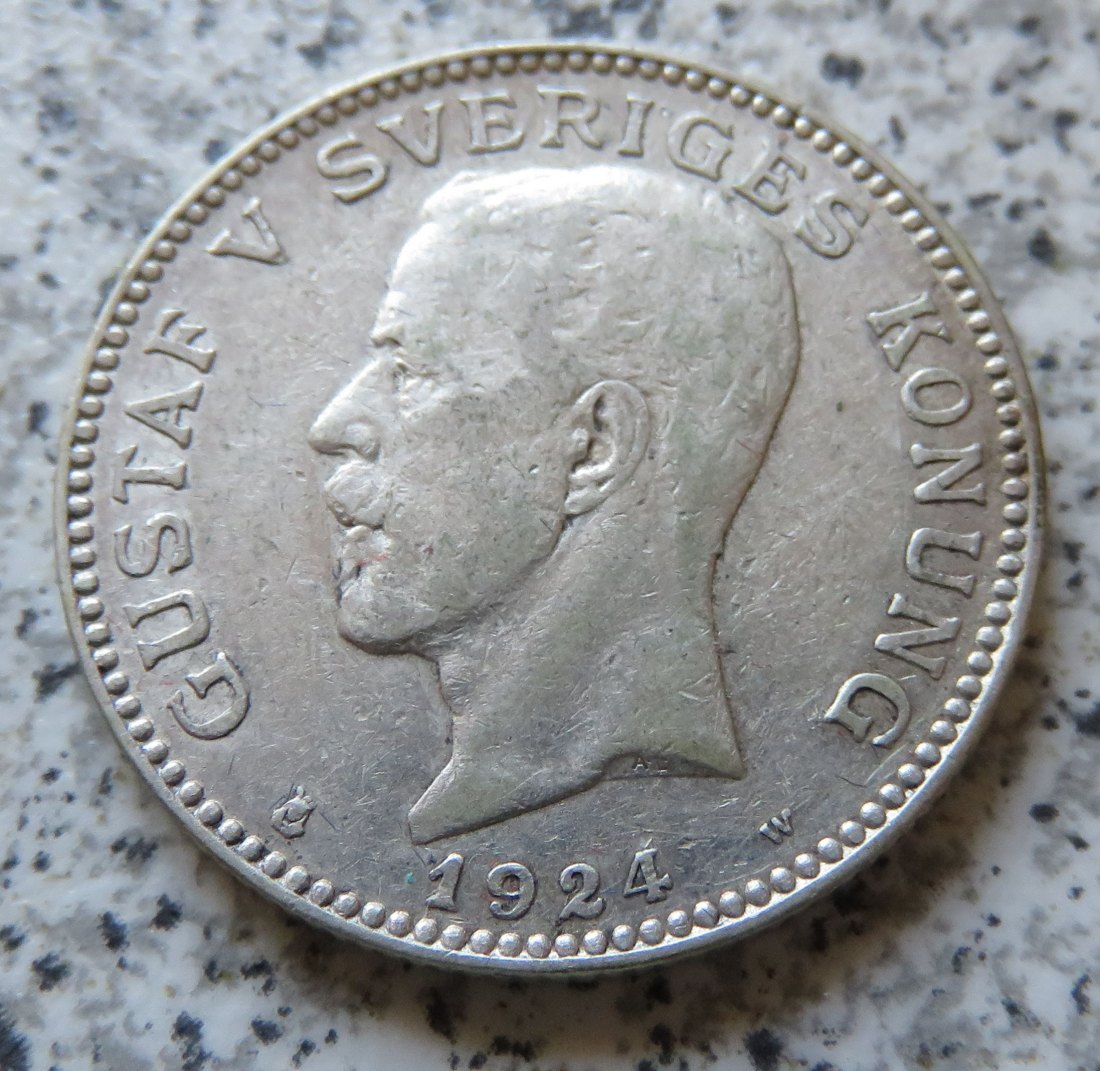  Schweden 1 Krona 1924   