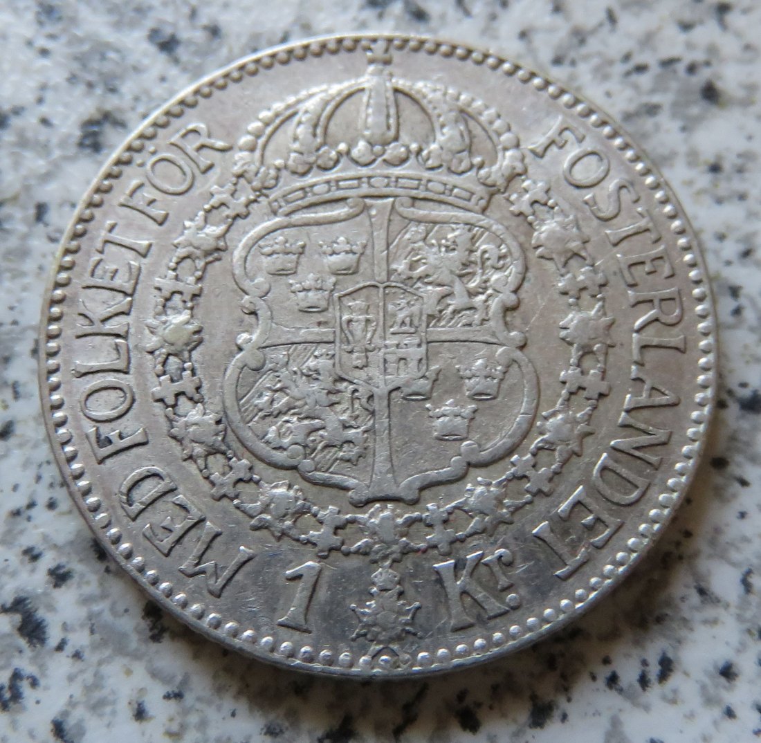  Schweden 1 Krona 1924   