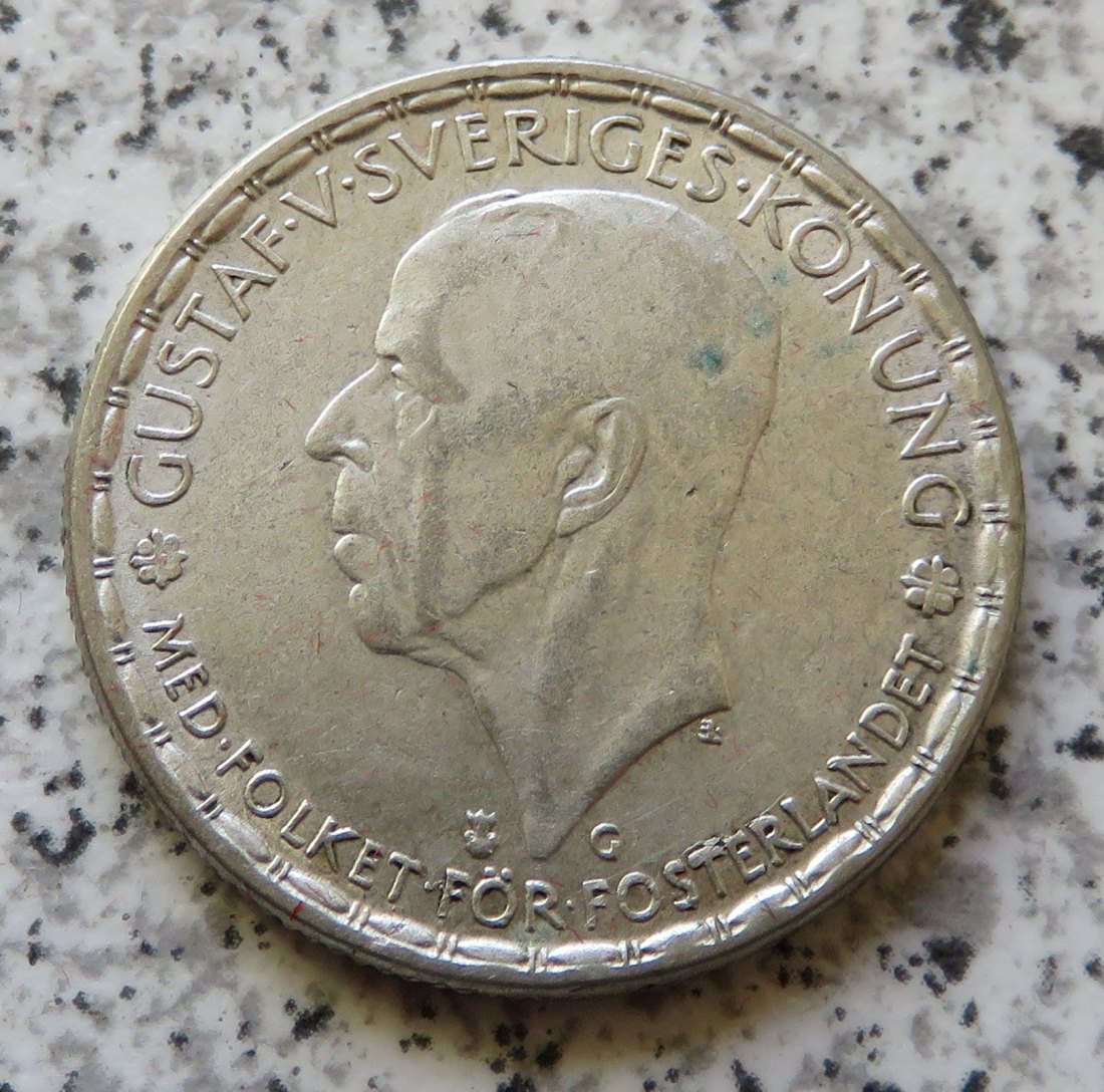  Schweden 1 Krona 1943 G   