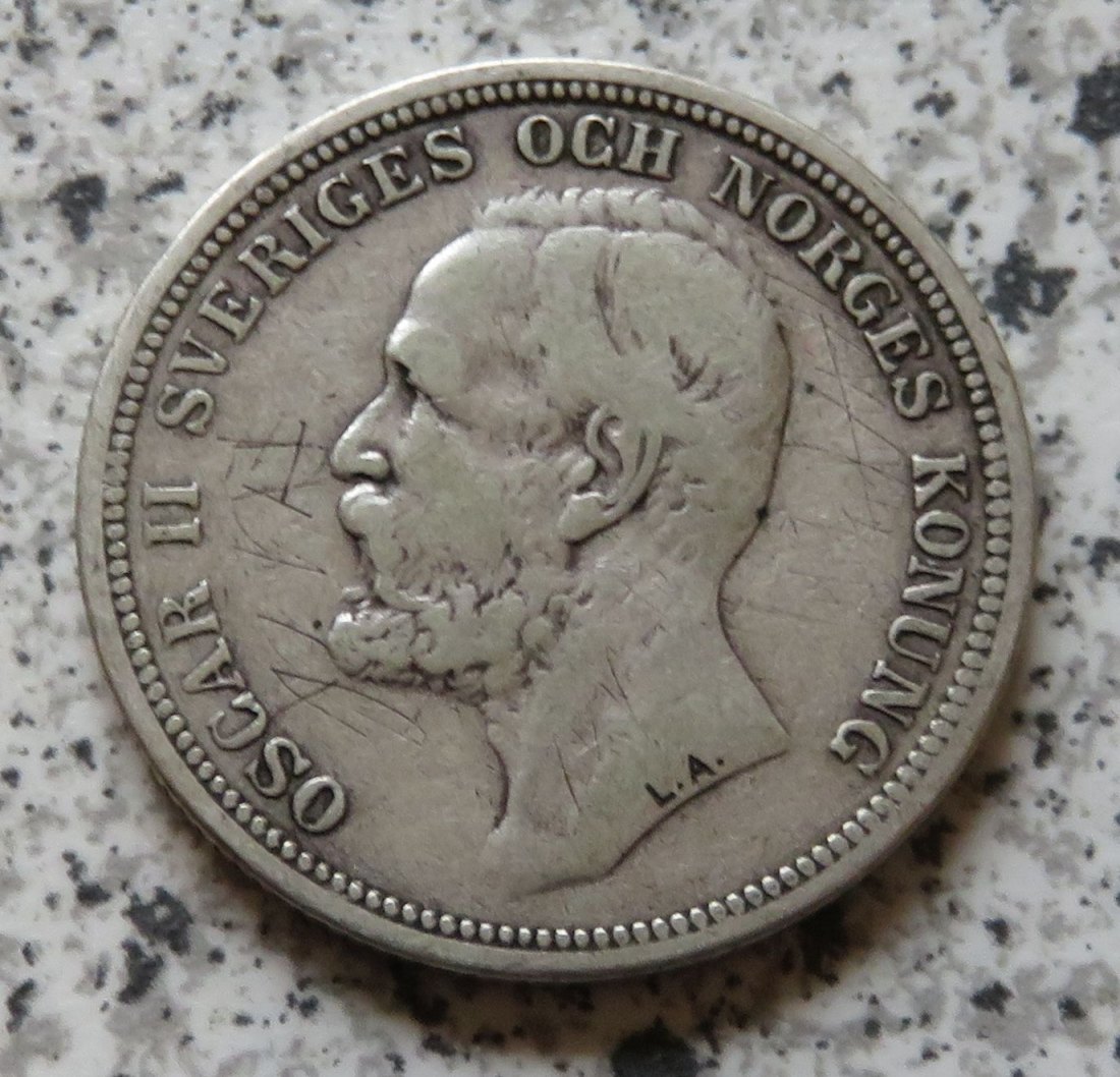  Schweden 2 Kronor 1897   